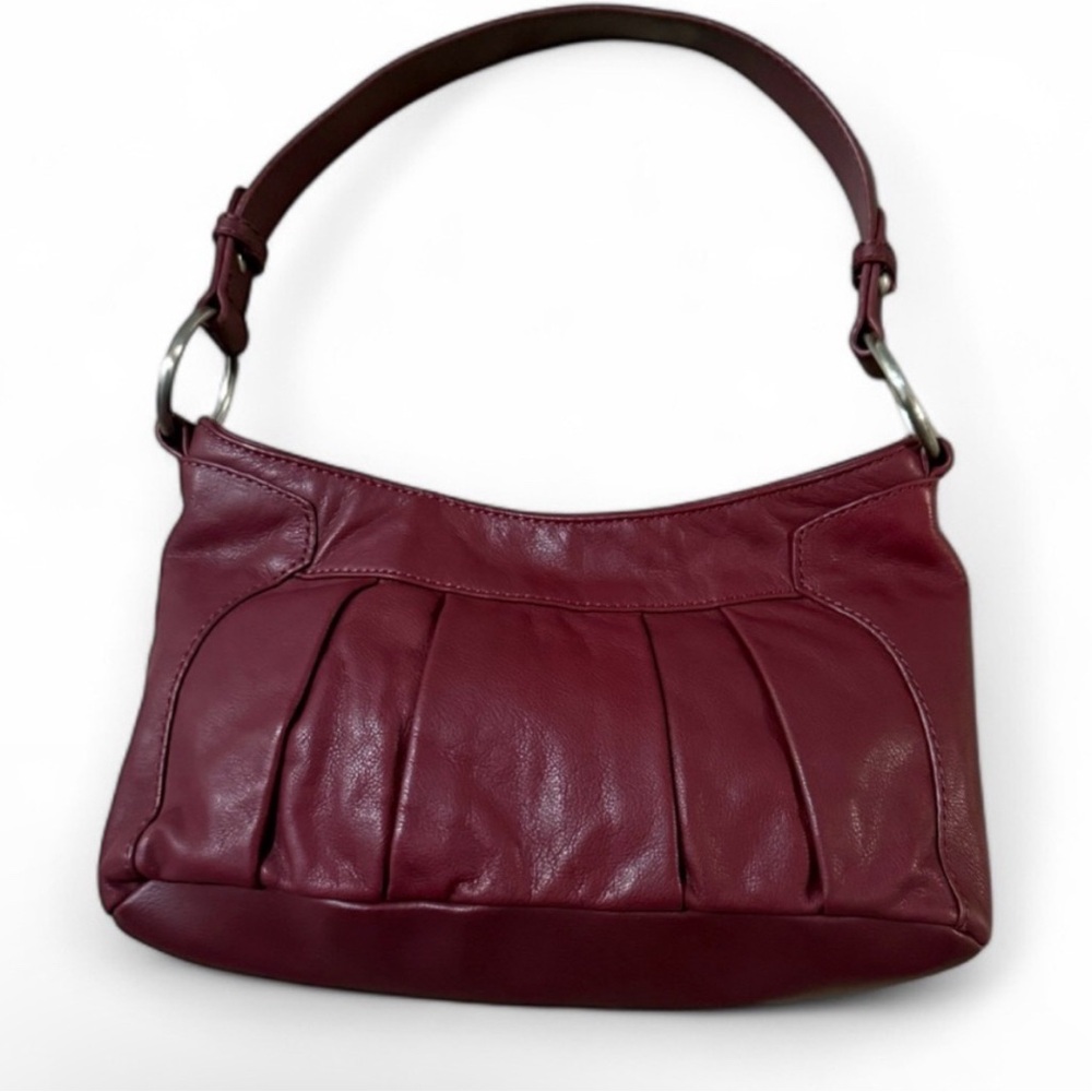 WILSON LEATHER Shoulder Bag in Burgundy NWOT